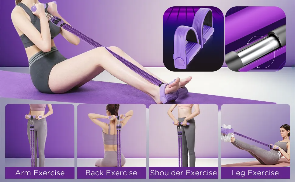Tummy Trimmer Resistance Exerciser – Portable Waist & Core Workout Equipment for Home Fitness