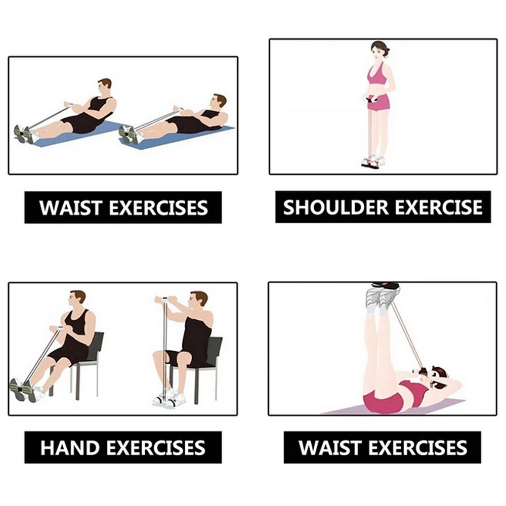 Tummy Trimmer Resistance Exerciser – Portable Waist & Core Workout Equipment for Home Fitness