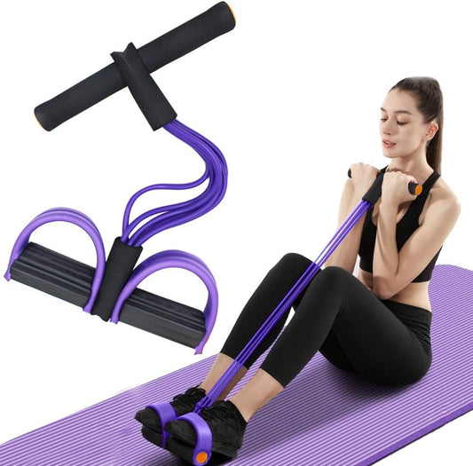 Tummy Trimmer Resistance Exerciser – Portable Waist & Core Workout Equipment for Home Fitness