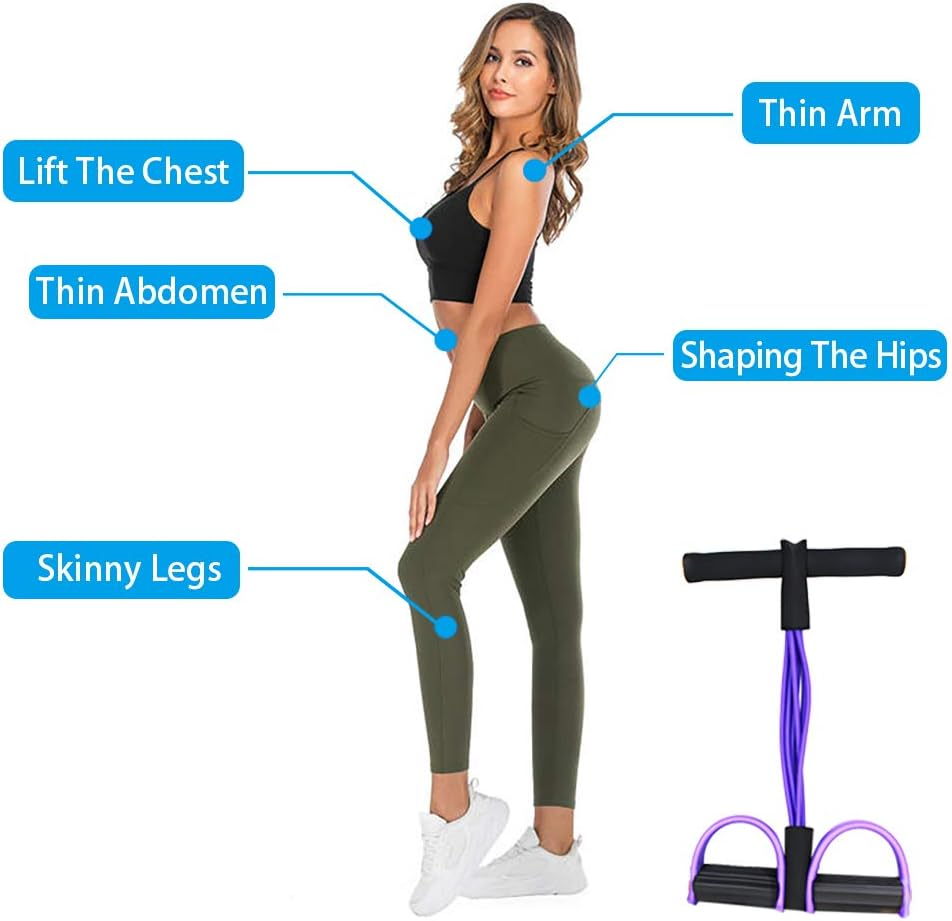 Tummy Trimmer Resistance Exerciser – Portable Waist & Core Workout Equipment for Home Fitness
