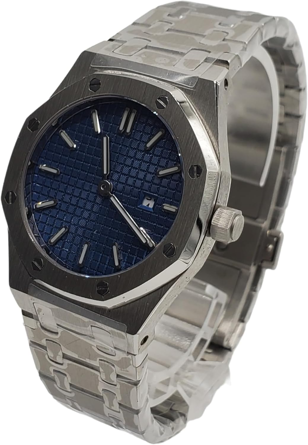 Luxury Audemars Piguet Royal Oak Watch – Blue Dial Stainless Steel Men's Timepiece