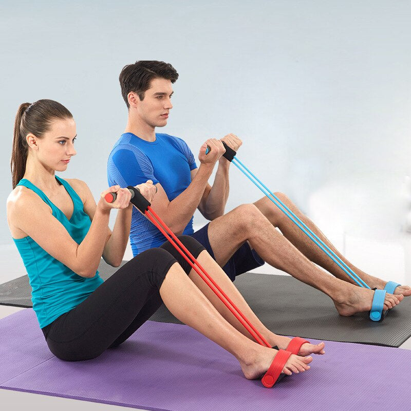 Tummy Trimmer Resistance Exerciser – Portable Waist & Core Workout Equipment for Home Fitness