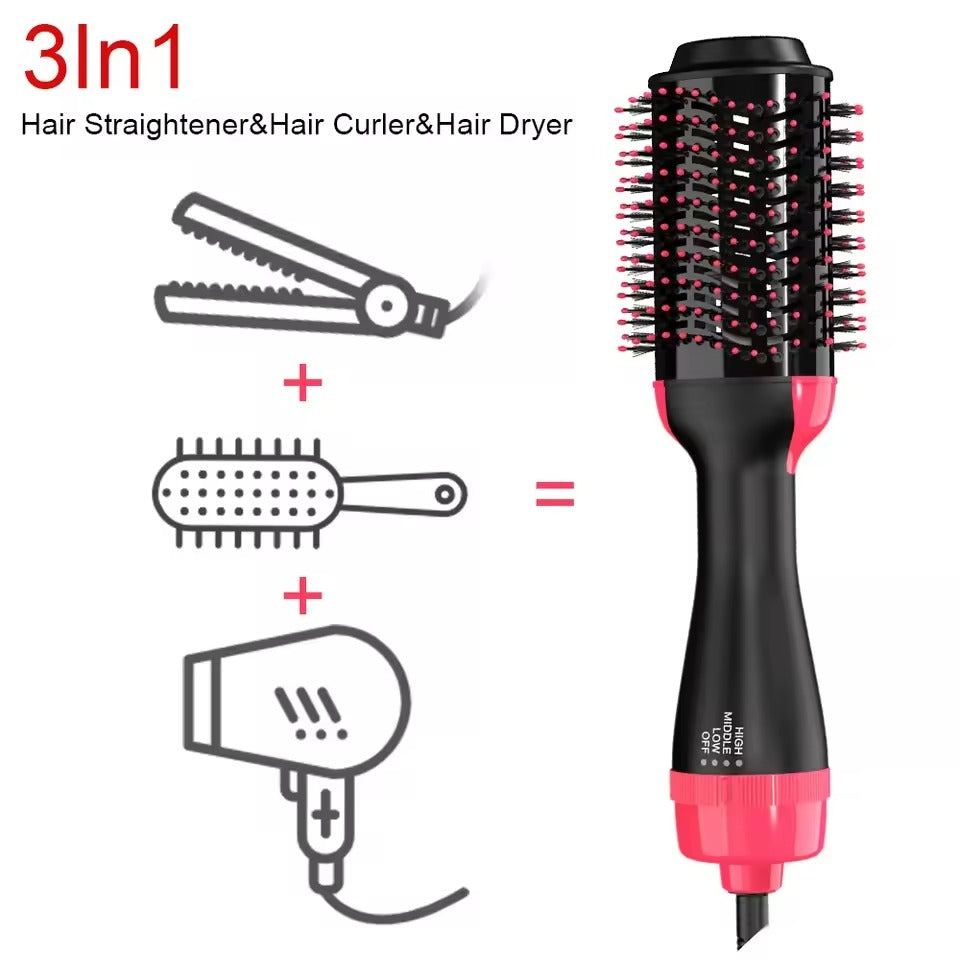 One Step Heating Comb Straightener Hair Comb Hair Dryer and Electric Comb Brush