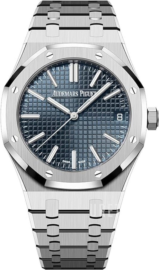 Luxury Audemars Piguet Royal Oak Watch – Blue Dial Stainless Steel Men's Timepiece
